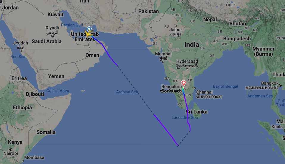 Emirates A380 diverts to Bengaluru while flying from Dubai to Sydney  